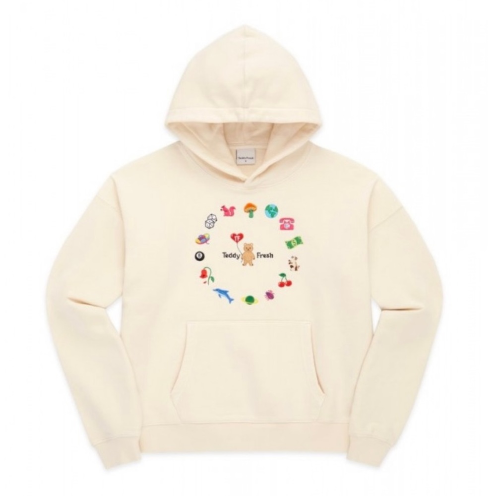 Teddy Fresh Everything I Love Hoodie (bone)